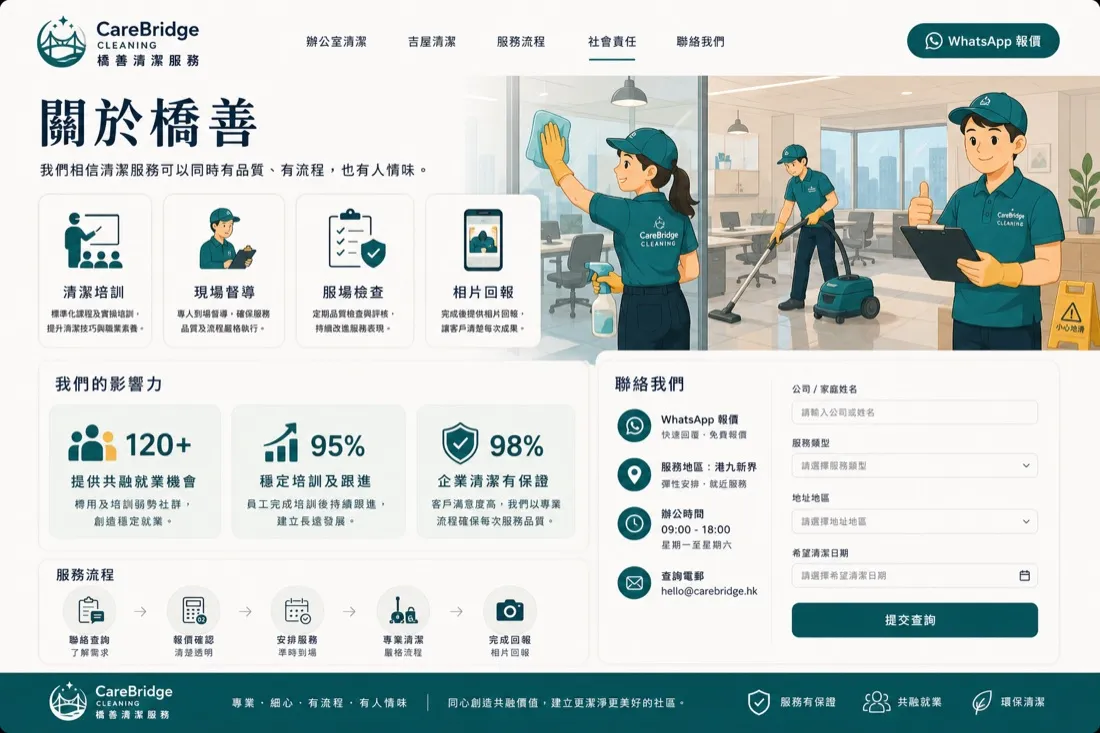 CareBridge 清潔服務 推廣 creative