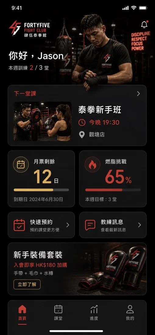FortyFive 泰拳・搏擊 會員推廣