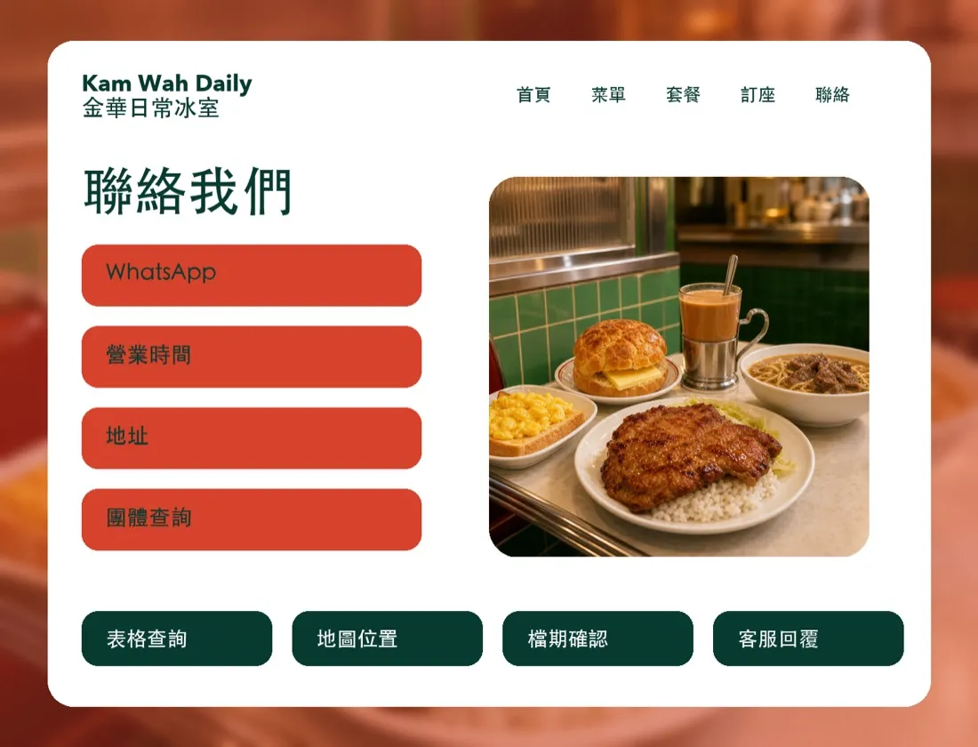 錦華冰室 冰室・餐飲 Marketing creative