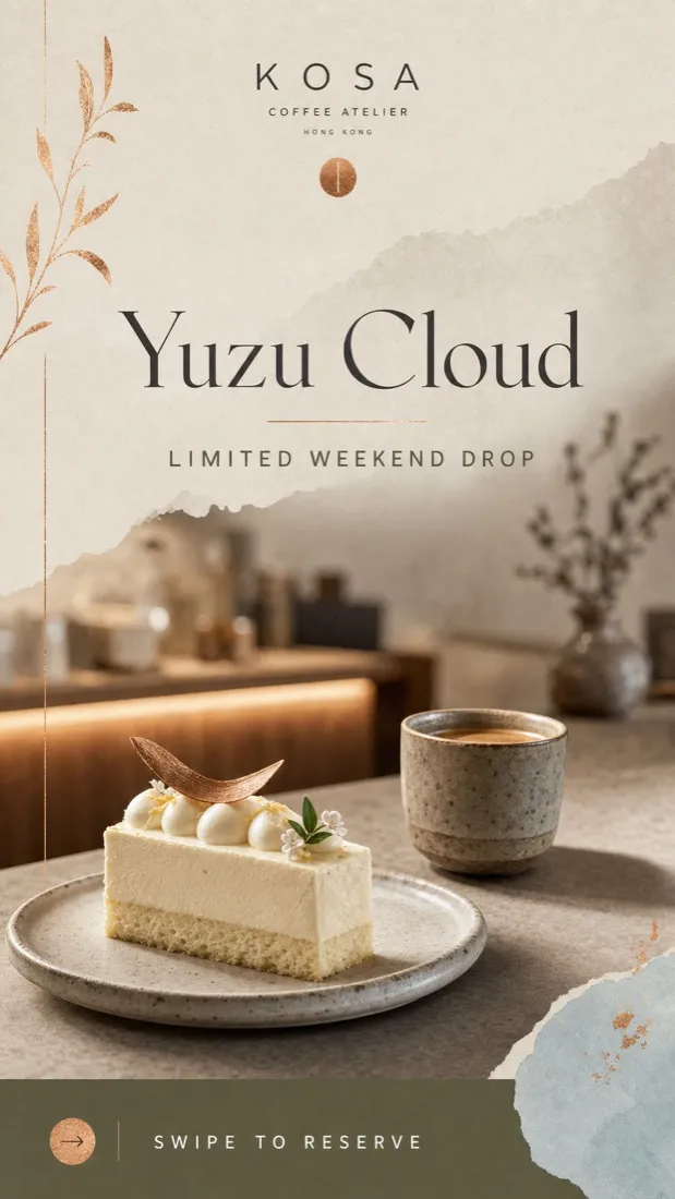 Kosa Coffee 咖啡店 產品展示