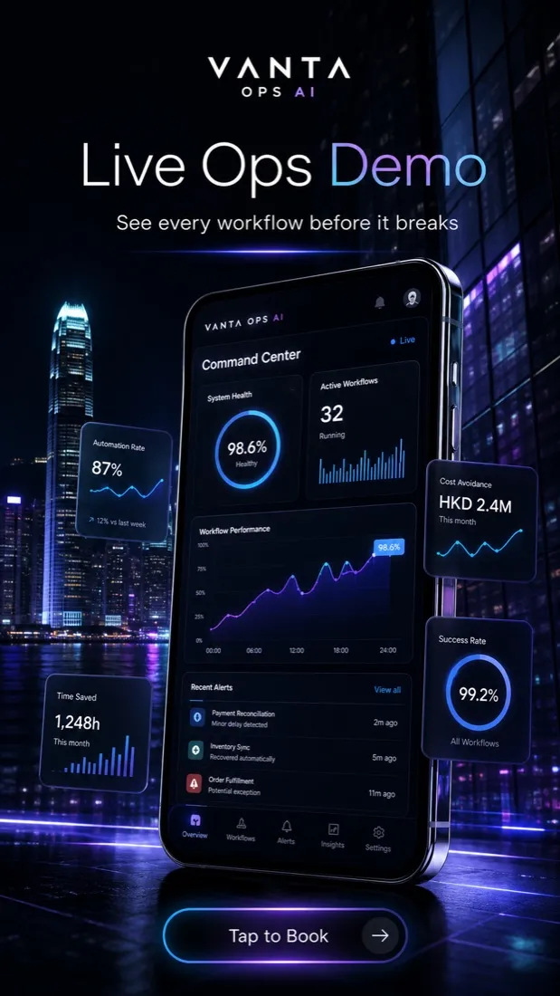 Vanta Ops AI Dashboard Dashboard 介面