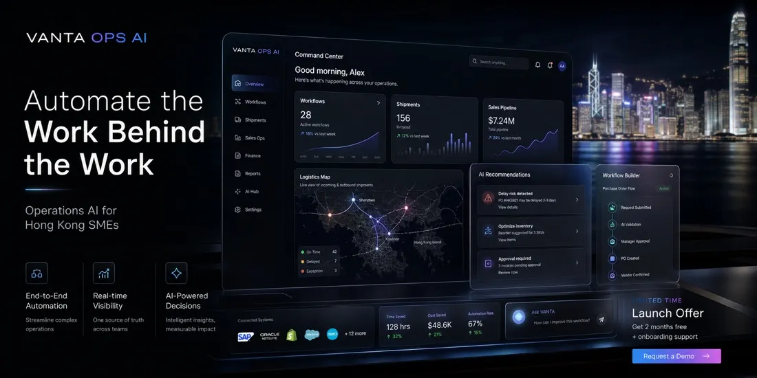 Vanta Ops AI Dashboard Marketing 落地頁